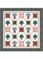 forest findings quilt midnight forest by natalie crabtree -Free pattern available in October