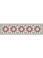 Over Under Again Table Runner - most wonderful time of the year quilt by Swirly Girls Design 16"x64"