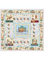 teatime for teddies Much loved bear Quilt by marsha evans moore /553.5"x51"