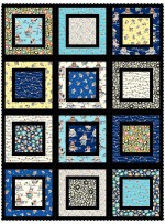 cats in the garden quilt by heidi pridemore 48"x64"