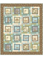 block talk - nature's choir quilt by swirly girls design 54"x65"