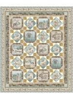 LODGE LIFE BY PROJECT HOUSE 360 QUILT FEAT. NATURE'S LANDSCAPES -PATTERN AVAILABLE IN AUGUST