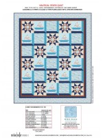 Nautical stars Throw twin coastal living by fabric addict Kitting guide 