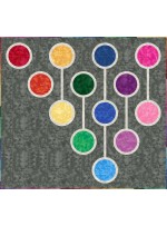 Dew Drops Throw Size Quilt feat. Patina by Quilting Chemistry