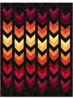 Rush Fire Quilt feat. Patina by Canuck Quilter Designs