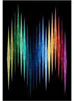 Sound Waves Patina quilt by Tamarinis 