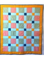 Disappearing Nine patch Quilt by Lynn Woll