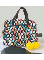 Pickleball Bag Peace Love Pickleball by Poorhouse QUilts   