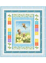 Playful Pixies Quilt by Wendy Sheppard /51-1/2"x56-1/2"