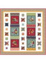 Hopscotch Stars Quilt feat. Playtime Memories by Natalie Crabtree - free pattern available September 2026
