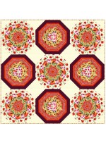 Pots of Posies Quilt by Christine Stainbrook /90"x90"