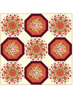 Pots of Posies Quilt by Christine Stainbrook /90"x90"