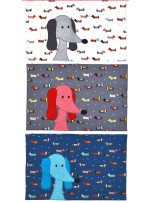 Puppy Love Quilt by Wendy Gratz from Shiny happy World