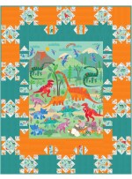 panel pizzazz quilt by swirly girls design 56"x72"