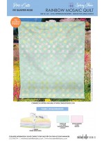 Rainbow Mosaic Quilt  Fairy Frost Spring Shine kitting guide