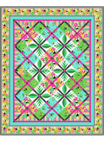 Rainforest Toucan Do It Quilt by Marsha Evans Moore /64.5"Wx80"H