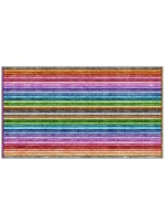 Rectangle jelly roll rug Fresco Quilt by rj designs /22"x44"