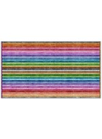 Rectangle jelly roll rug Fresco Quilt by rj designs /22"x44"