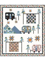 Go Rving quilt feat. Retro Road Trip by Coachhouse Designs