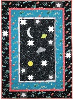 Retro Rockets Quilt by Marinda Stewart /40"x56"