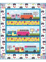 Road Trip Quilt by Heidi Pridemore /44"x54"