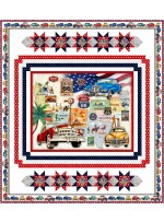 American Steel Quilt feat. Route 66 by Project House 360 - free pattern available November, 2025