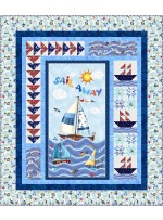 Maritime Quilt feat Sail Away by Project House 360 - free pattern available December, 2025