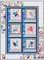Ocean Outlook quilt feat. Seaing by Ladeebug Design 