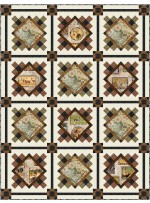 SAFARI BY PROJECT HOUSE 360 QUILT FEAT. SERENGETI PLAINS -PATTERN AVAILABLE IN AUGUST