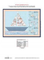 Set Sails placemat coastal living by Karen Bialik Kitting guide 