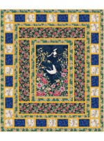 Silk Flower Boxes quilt feat. Silk Road by Ladeebug Design 