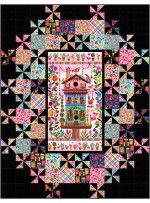 Grand Central Quilt feat. Songbird Garden By Swirly Girls Design