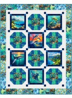 Waterscape Quilt feat. Spirit of the Isles by Project House 360 - free pattern available September 2026