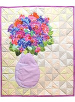 Still LIfe Applique Quilt Tutorial by Rob Appell  /33 1/2" x 27 1/2”