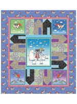 Climate Hero - Stop Climate Change Quilt by Cabin Quilts  52"x58"