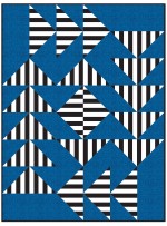 Strip Strip Goose Quilt by Hunter's Design Studio /72"x96"