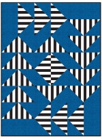 Strip Strip Goose Quilt by Hunter's Design Studio /72"x96"