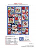 Summer Tiles summer wildflowers Ladeebug Design kitting guide