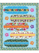 Surfin' USA Quilt by Natalie Crabtree / 60"x74"