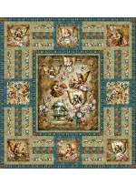 Clockwork Fairies Quilt feat. The Gearlit Fairies by The Whimsical Workshop