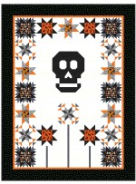 Vida y Muerte - Trick or Treat Quilt by Miss Winnie Designs 74"x98"