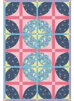 courtyard unicorn dance quilt by everyday stitches /43"x64"