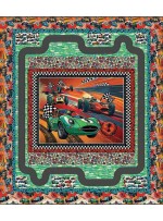 Race Day Quilt feat. Vintage Grand Prix by The Whimsical Workshop