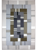 Urban Abstraction Quilt by Marinda Stewart