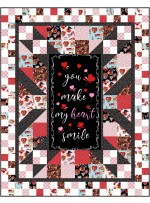 panel blast quilt vintage valentines by swirly girls design 