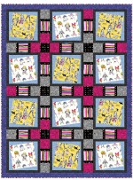 Walk around Town Quilt by Heidi Pridemore /54"x72"