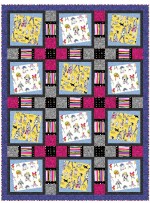 Walk around Town Quilt by Heidi Pridemore /54"x72"