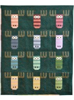 Wild Moose Chase Cotton Couture Quilt by Sassafras Lane Designs