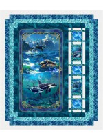 Under the Sea Quilt feat. Wilderness in Motion by Project House 360- free pattern available April 2026