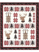winter holiday winter solstice quilt by coach house designs /58"x72"